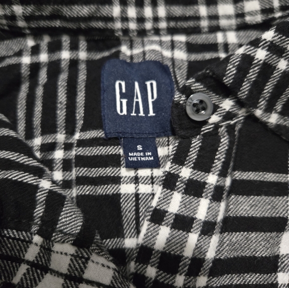 Gap long-sleeved plaid button-up women's shirt - Picture 1 of 7